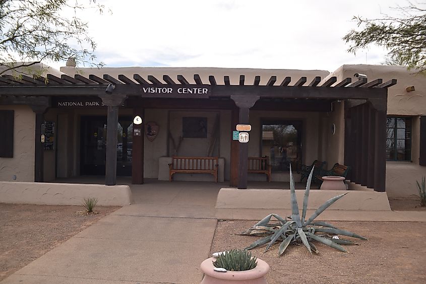 Casa Grande Ruins National Monument visitor center, theater, and museum.