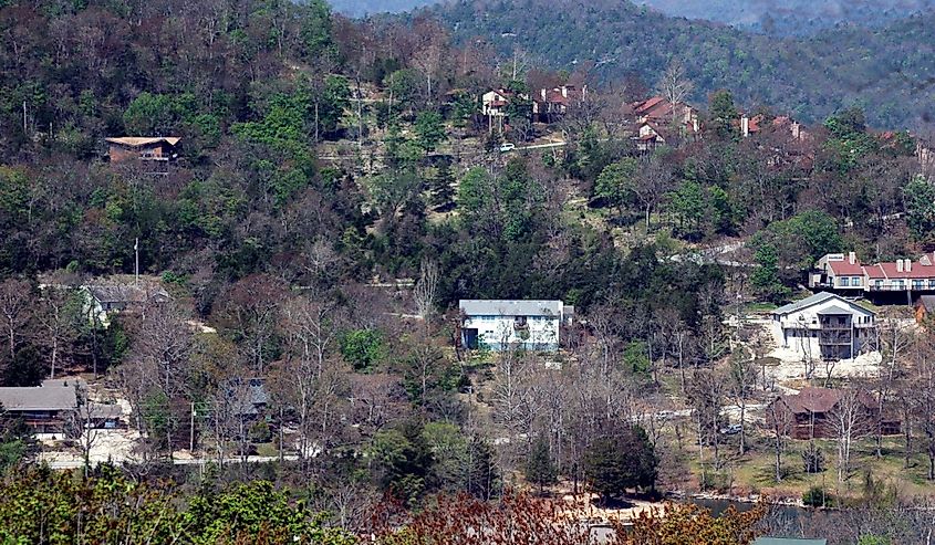 Holiday Island gated community in the Ozark Mountains, Arkansas