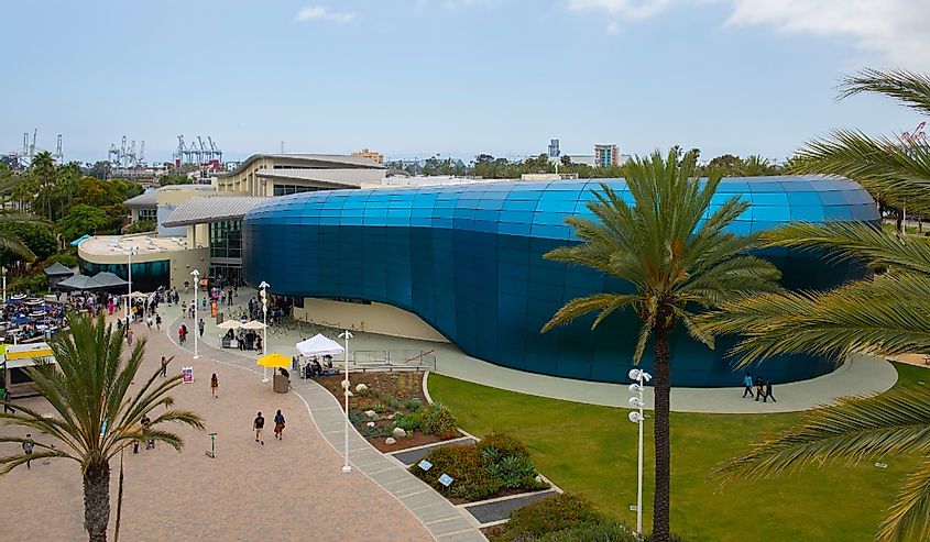 Long Beach Aquarium of the Pacific in downtown Long Beach, Los Angeles County, California
