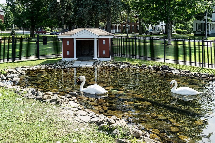 Swanton's Village Green Park, Swanton, Vermont.