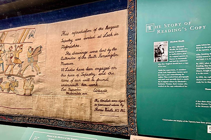 The story behind the Reading Bayeux Tapestry Image credit Bryan Dearsley  