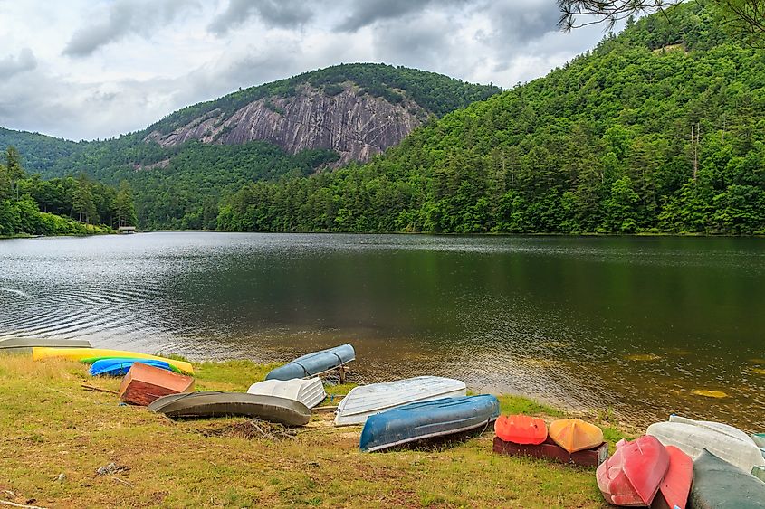 The scenic landscape of Little Switzerland, North Carolina