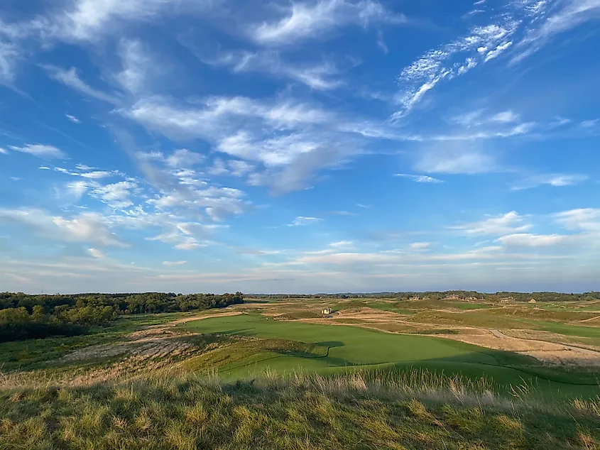 Erin Hills Golf Course in Erin, Wisconsin
