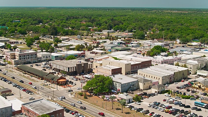  Aerial View of Downtown Arcadia, Florida