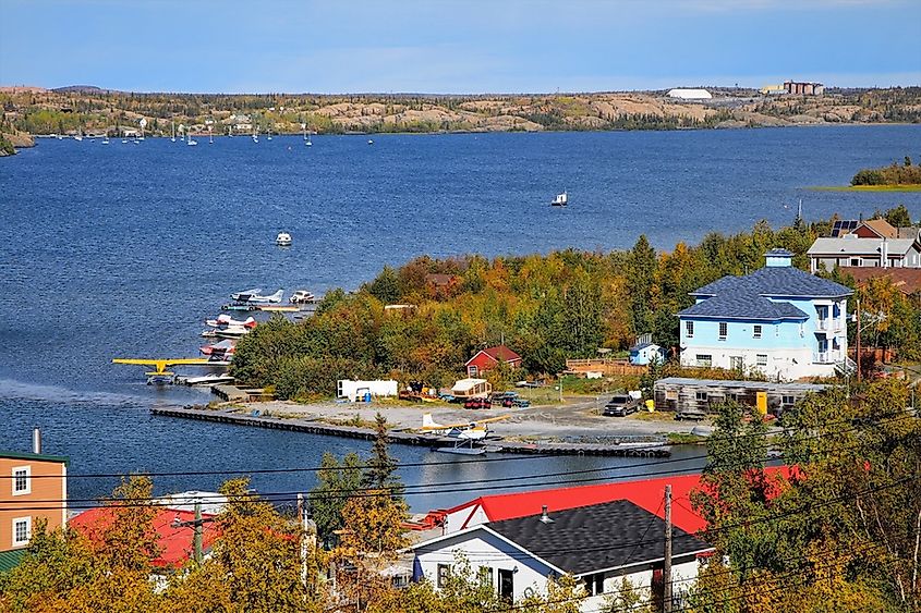 A view of the bay at Yellowknife, Northwest Territories