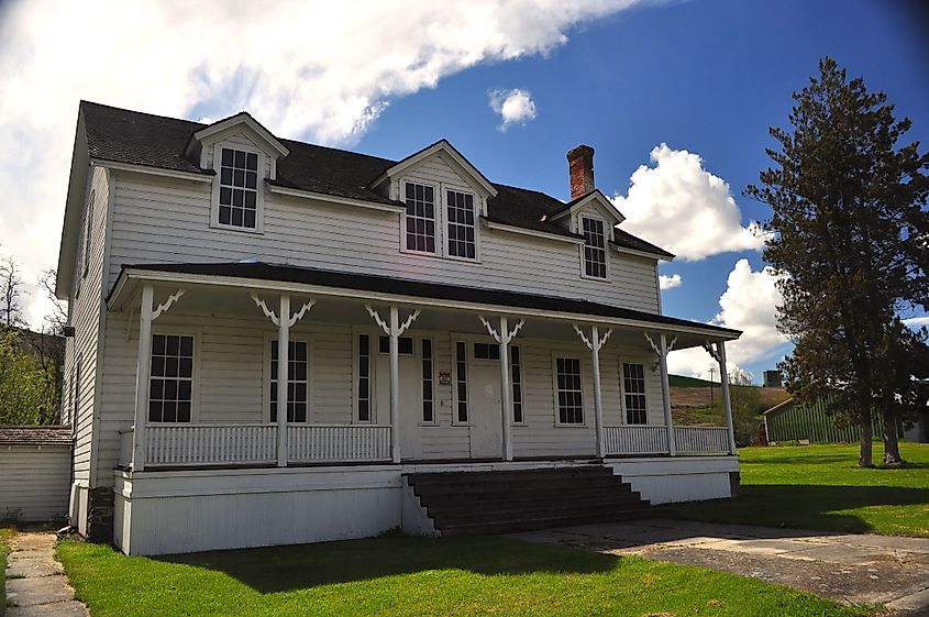 Officers' quarters, Fort Lapwai, Idaho.