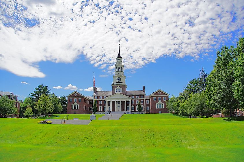 Campus of Colby College in Maine