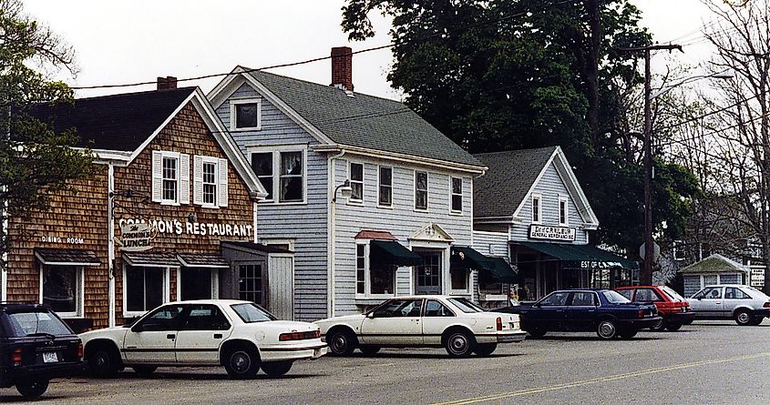 The Little Compton Historical District in Rhode Island.