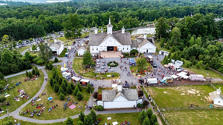 A July 4th celebration in Elizabethtown, Pennsylvania.
