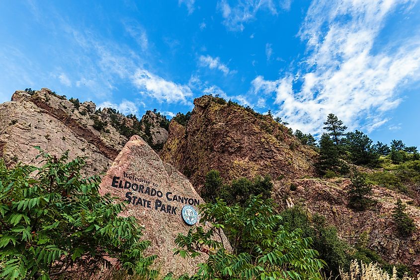 Eldorado Canyon State Park, Colorado.