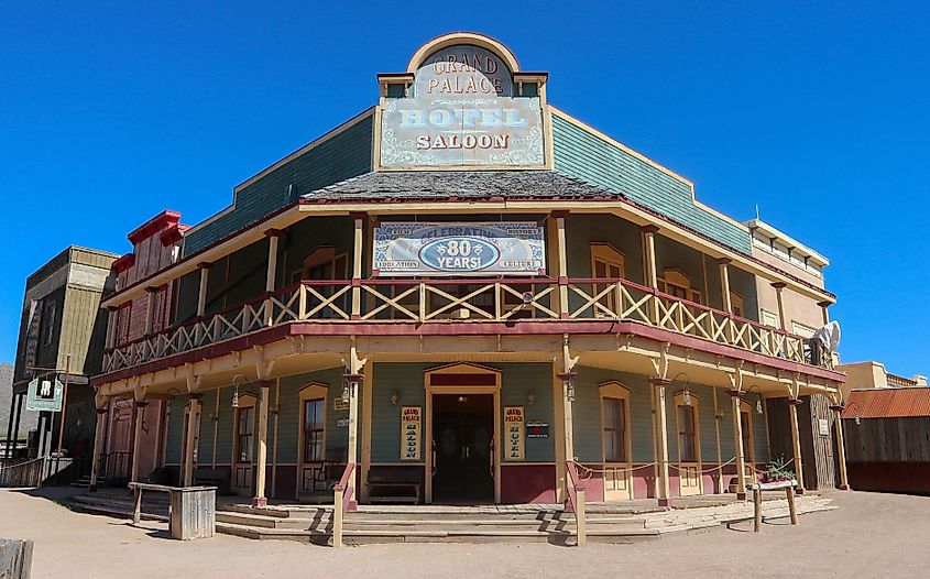The Grand Palace Saloon in Old Tucson.