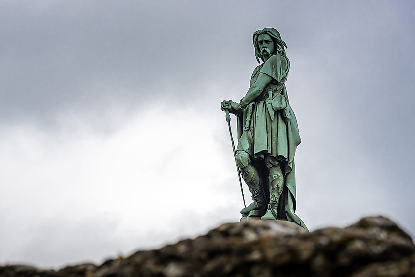 Vercingetorix monument in Burgundy, France.