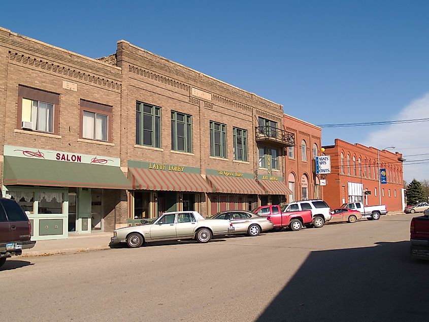 Downtown New Rockford, North Dakota
