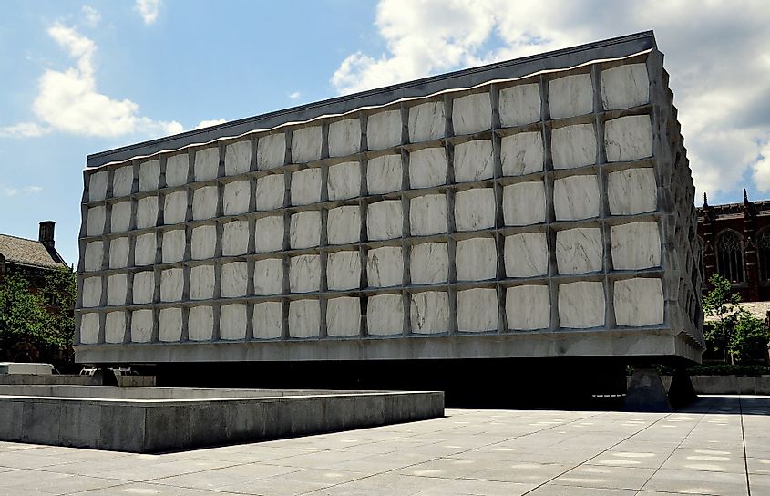 The Beinecke Rare Book and Manuscript Library at Yale University, New Haven, Connecticut