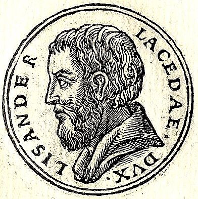 Portrait of Lysander the Spartan general.