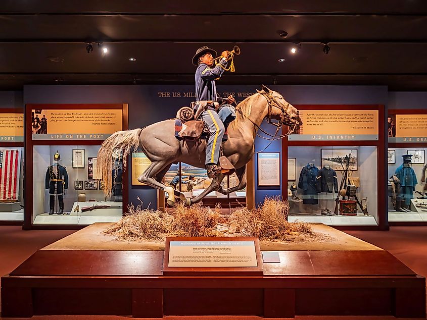 Interior view of the National Cowboy and Western Heritage Museum in Oklahoma City, Oklahoma