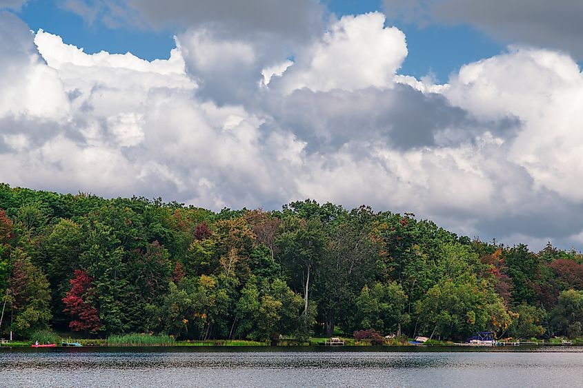 Lake Wallenpaupack in Hawley, Pennsylvania.
