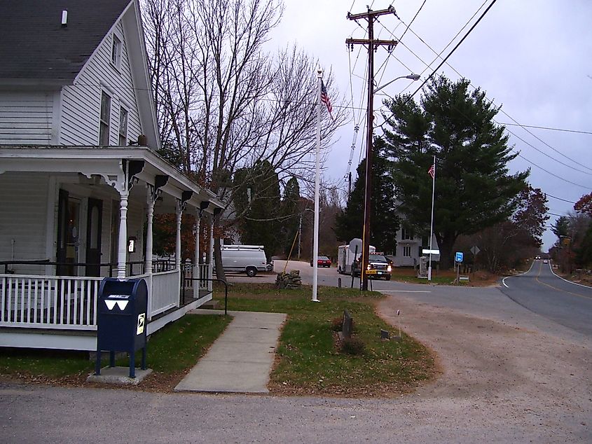 The historic district in Hopkinton, Rhode Island
