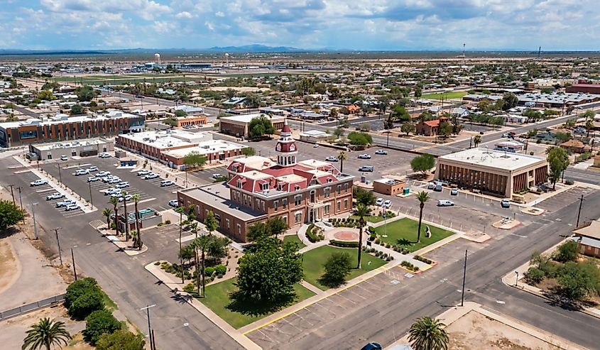 Historic Pinal County Courthouse in Florence, Arizona