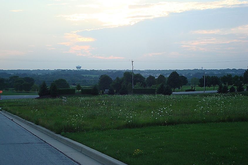 Root River Valley in Franklin, Wisconsin