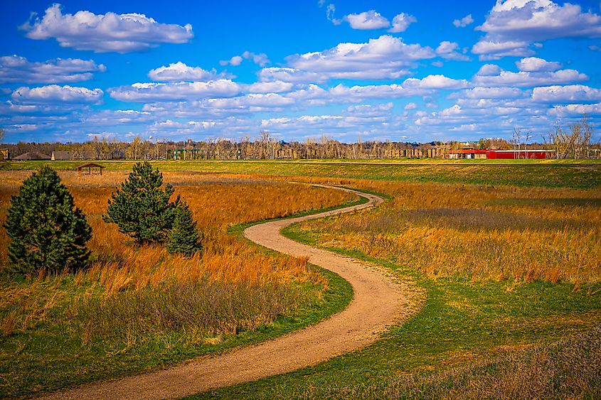 Meadow near Sioux Falls in South Dakota.