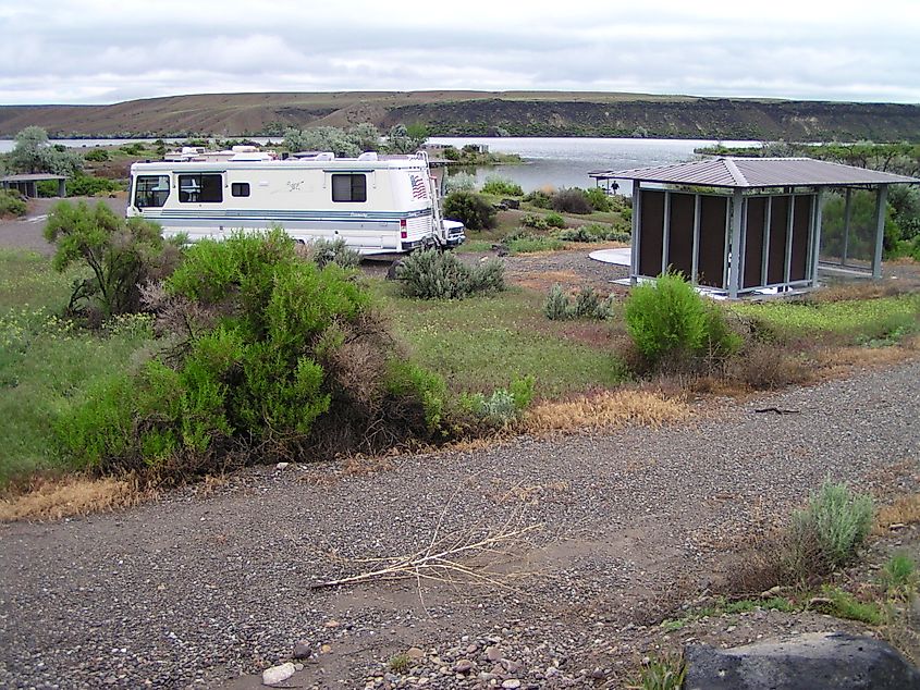 BLM Cove Recreation Site, on C.J. Strike Reservoir