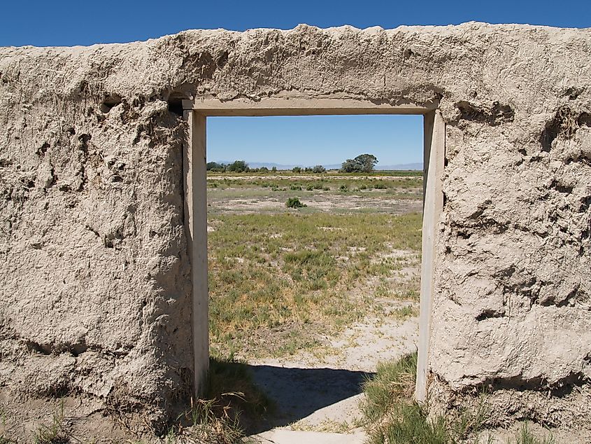 The view from Fort Deseret.