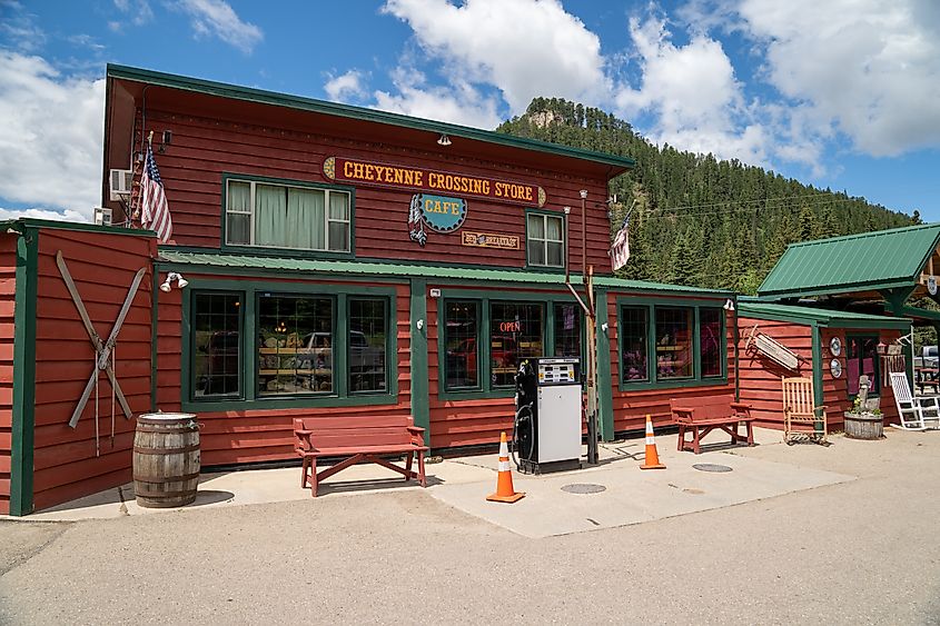 Cheyenne Crossing general store in South Dakota.
