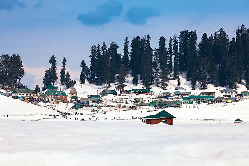 A view of Gulmarg, India