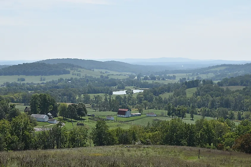 Sky Meadows State Park near Paris, Virginia.