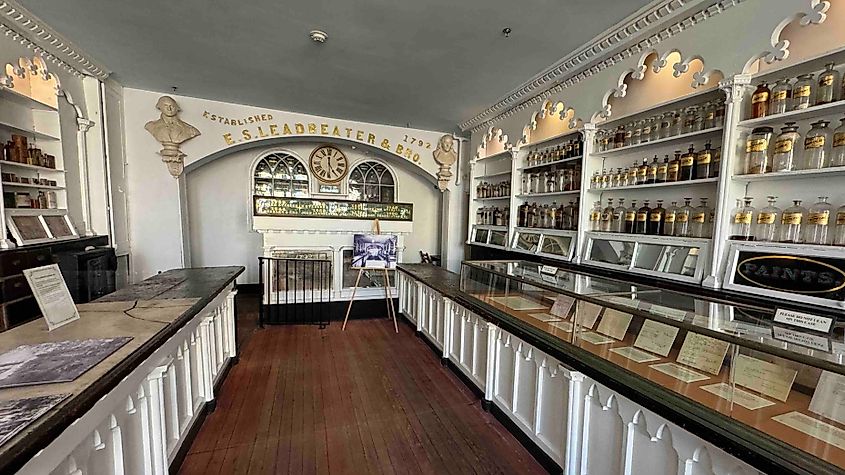 Stabler-Leadbeater Apothecary Museum photo by Bryan Dearsley