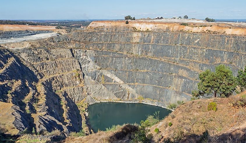 The Greenbushes mine is an open-pit mining operation in Western Australia and is the world's largest hard-rock lithium mine.