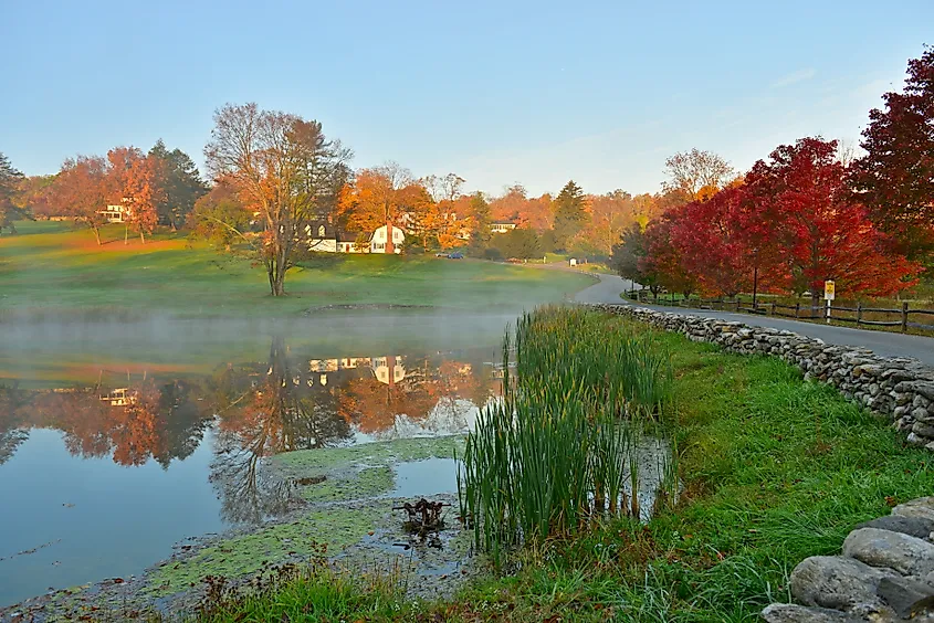 The scenic town of Kent, Connecticut.