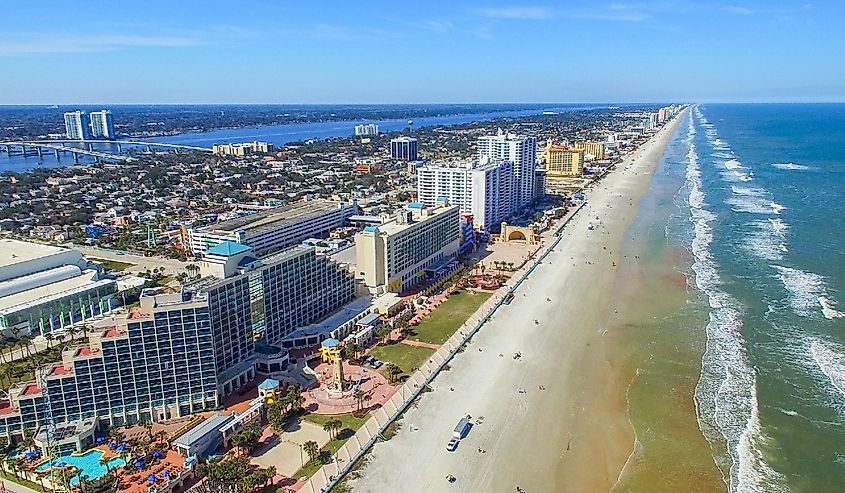 Aerial city view. Fort Walton, Florida