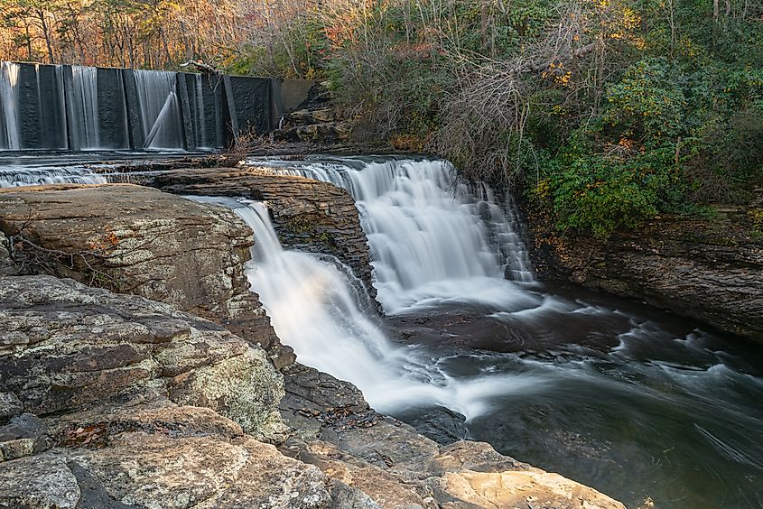 Desoto Falls Park near Mentone, Alabama.