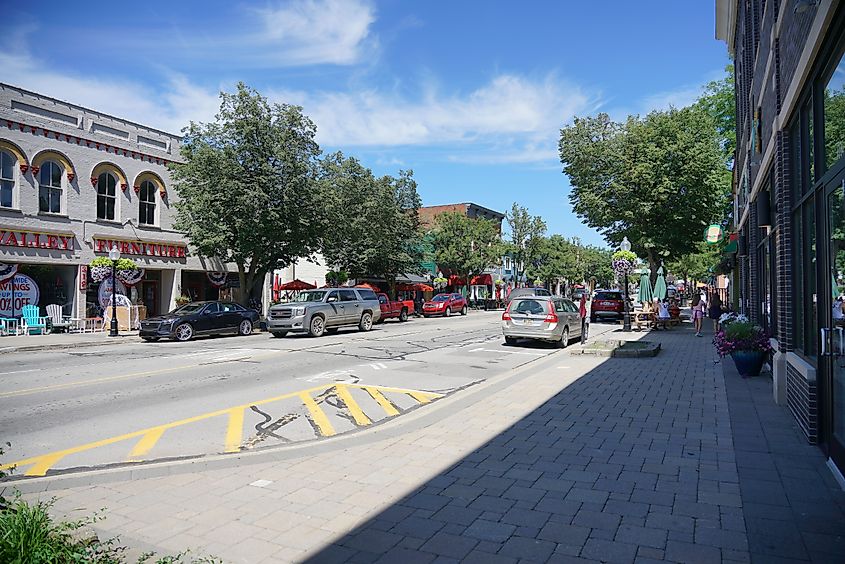 Milford, Michigan - Street scenes at Milford. 