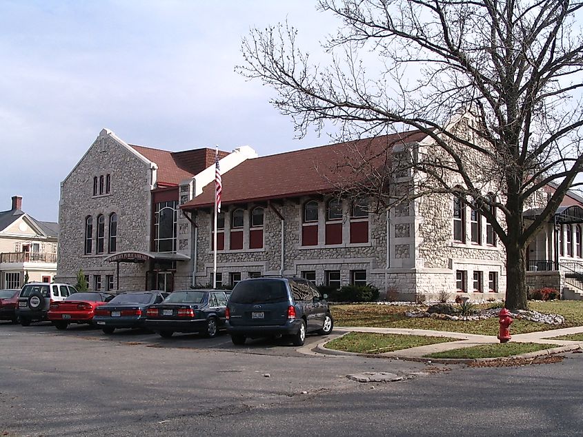 Webb City, Missouri.  Public Library. 