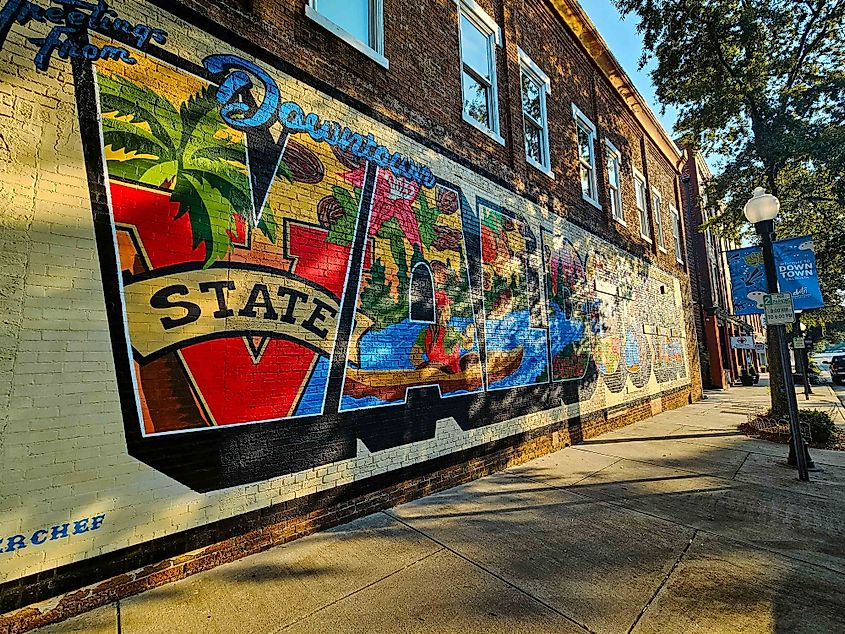 Valdosta, Georgia, USA - August 17, 2024: The historic downtown Valdosta in the summer. VioletSkyAdventures via Shutterstock