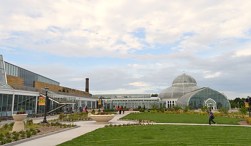 Como Zoo and Conservatory during the summer in St. Paul,