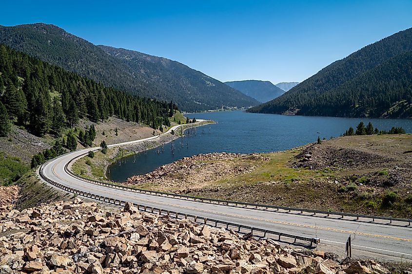 Earthquake Lake in Montana