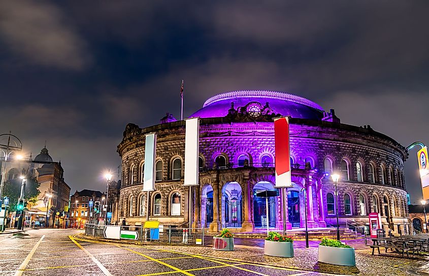 Leeds Corn Exchange - a Victorian building in Leeds, West Yorkshire, England