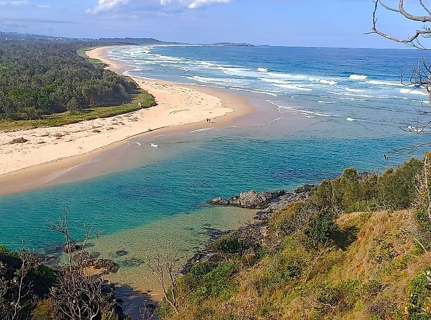 The gorgeous sea view from Sawtell, New South Wales, Australia.