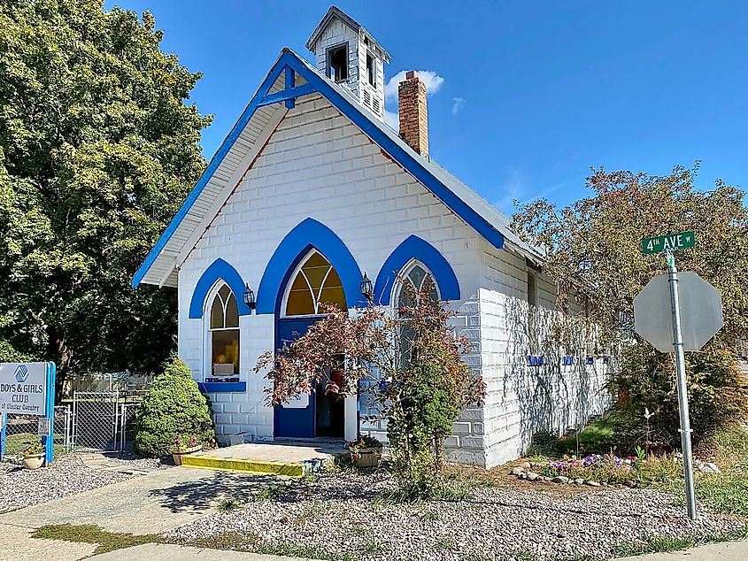 Old Church, 4th Avenue West, Columbia Falls, Montana.