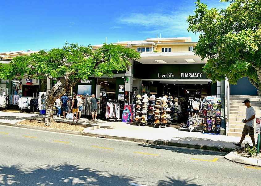 Street view in Noosa, Queensland