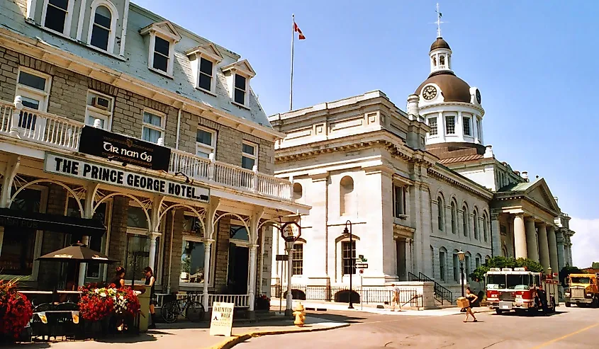 Prince George Hotel in downtown Kingston, Ontario.
