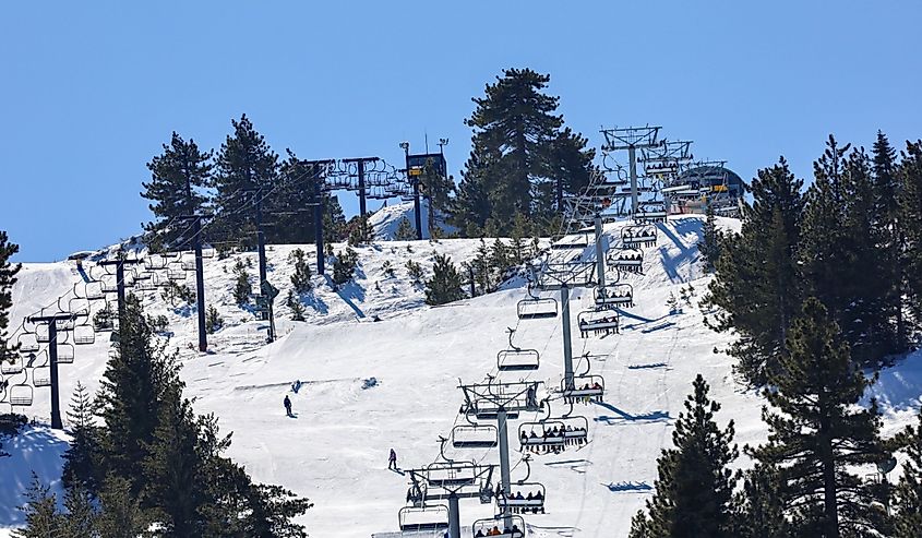 Snow Valley Ski Resort in Running Springs California.