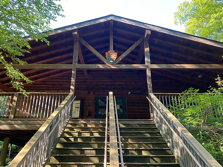 Kittatinny Point Visitor Center, Delaware Water Gap National Recreation Area and Appalachian Trail access.