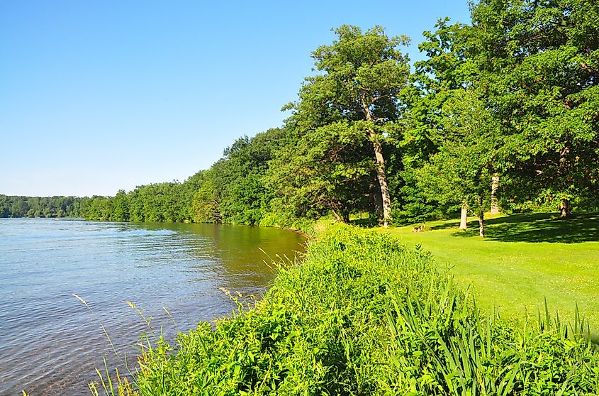 Long Point State Park on Lake Chautauqua.