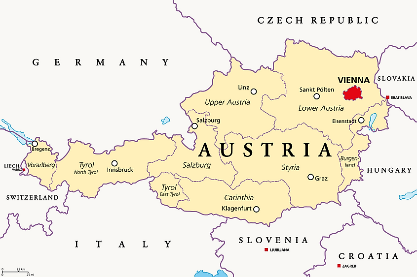 Countries Bordering The Highest Number Of Other Countries Worldatlas