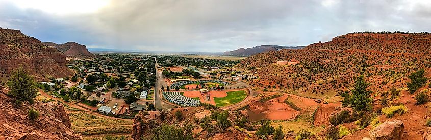 Sunrise over Kanab, Utah.